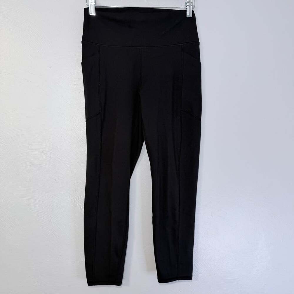 Zobha Leggings Size L Black Pocket Athletic Pants
